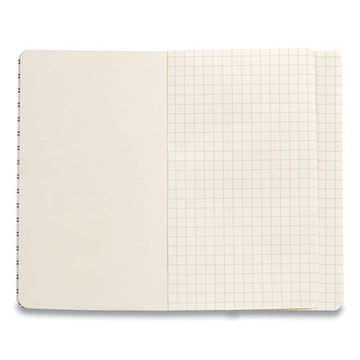 TRU RED™ Flexible-cover Business Journal, 1 Subject, Quadrille Rule, Gray Cover, 3.5 X 5.5, 96 Sheets freeshipping - TVN Wholesale